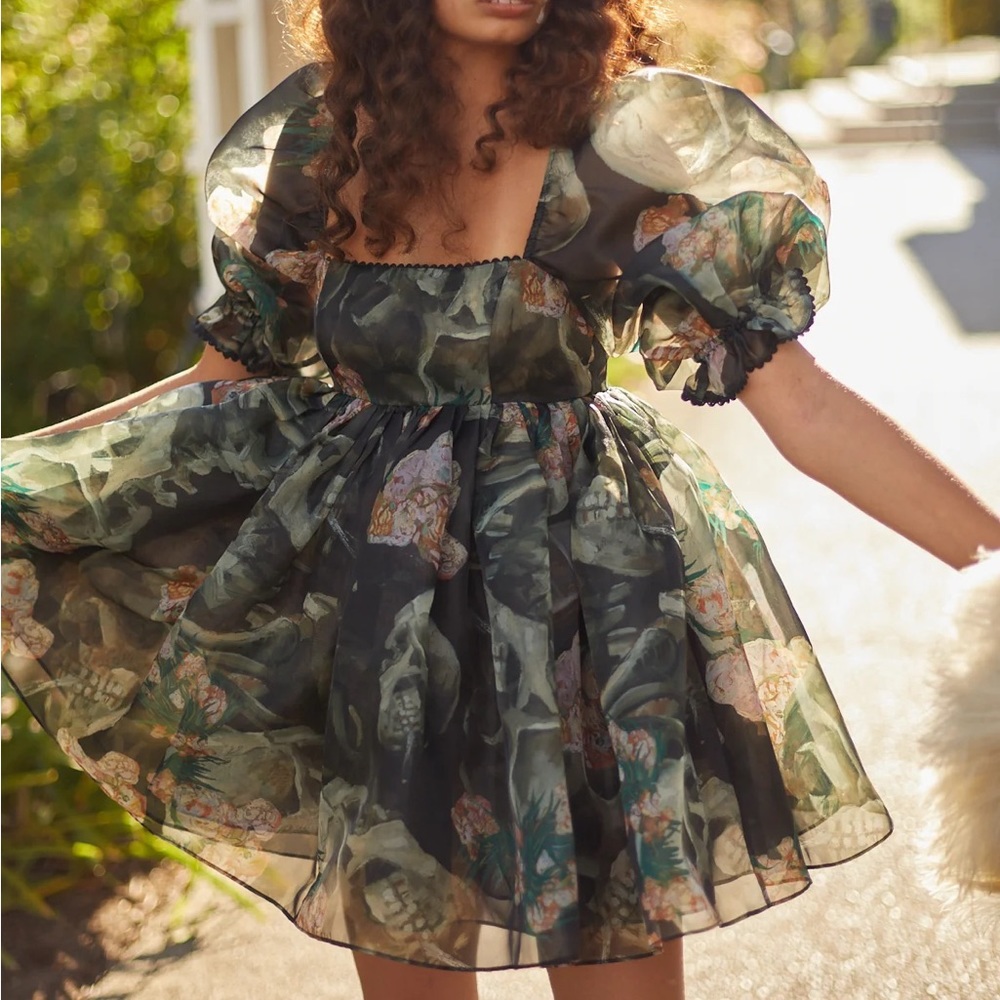 Selkie van Gogh Puff Dress